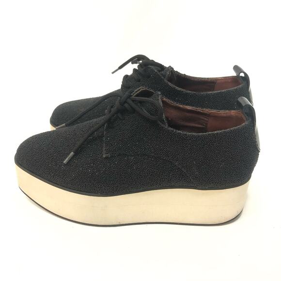 ALEXANDER SMITH PLATFORM GLITTER SNEAKERS - Picture 3 of 7